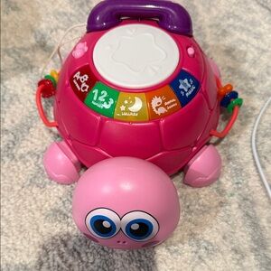 Interactive Pink Turtle Toy